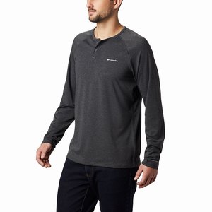 Columbia Trail Shaker™ III Långärmad Henley Herr MörkGrå (UNLAW2895)